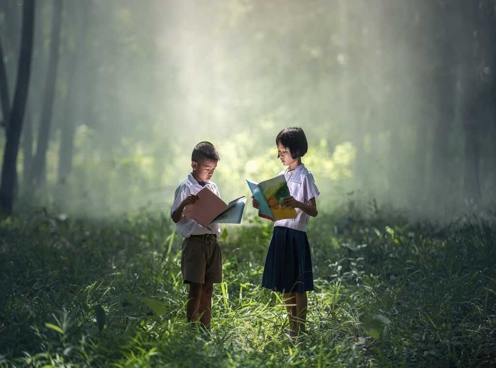 love reading children